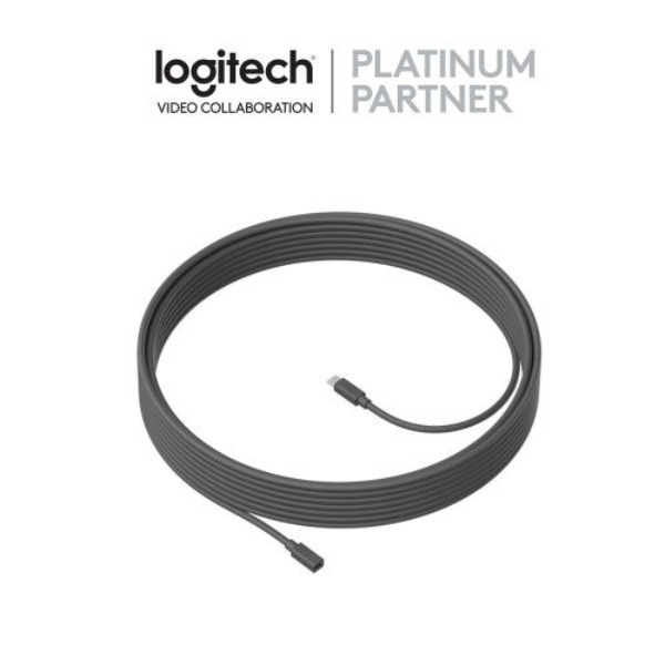 [Logitech 코리아 공식판매점] MEETUP 미트업 Mic용 Expansion Cable 마이크용 확장 케이블 로지텍정품 (10M)